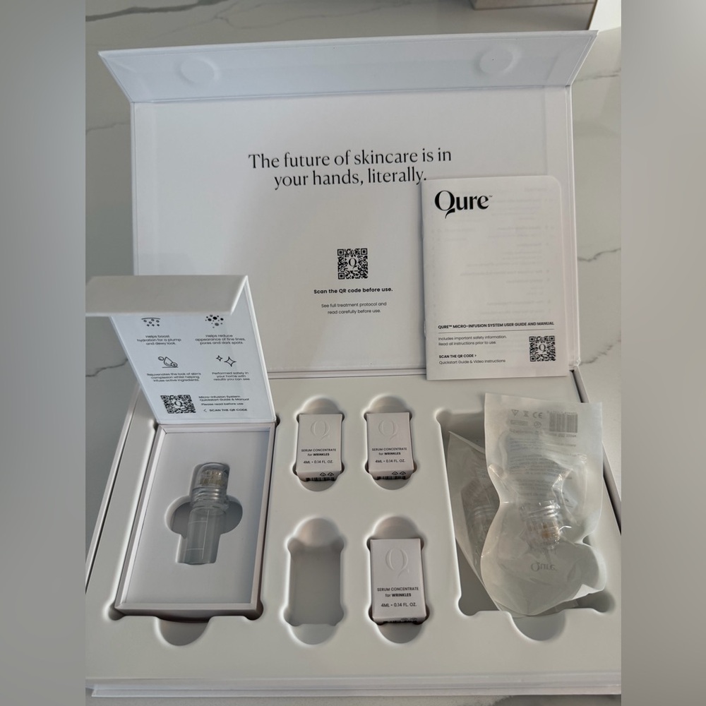 Qure Skincare Micro-Infusion 1.5 Months (3 Treatments) - Wrinkles Serum